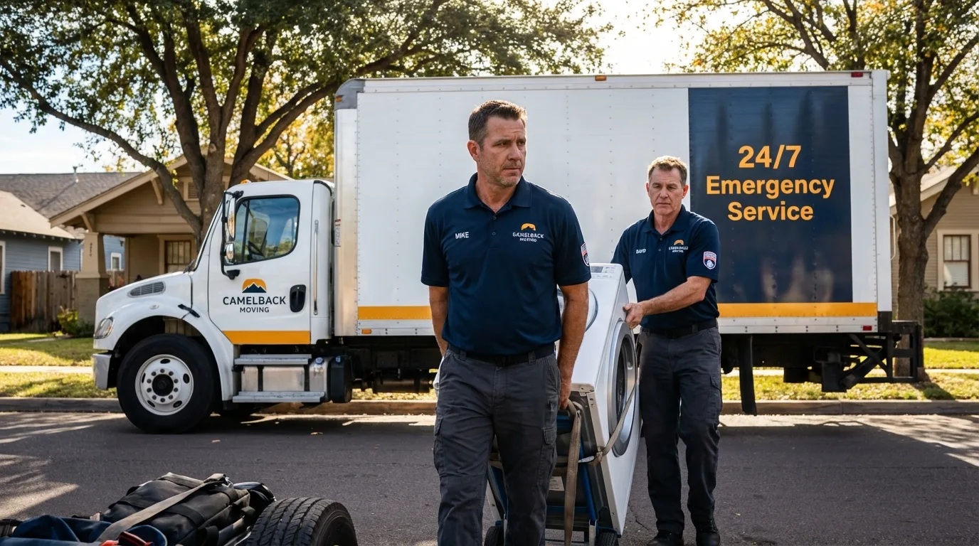 CamelBack Moving crew loading furniture in Sour Lake, TX